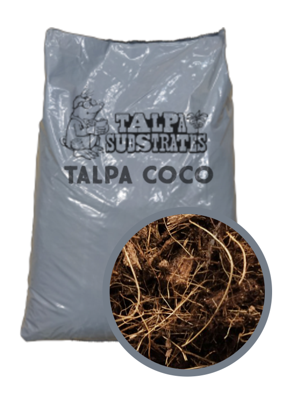 The Coco blend from Talpa Substrates is unique. The coconut crunch content gives “Premium Coco Mix” optimized drainage and ventilation properties.